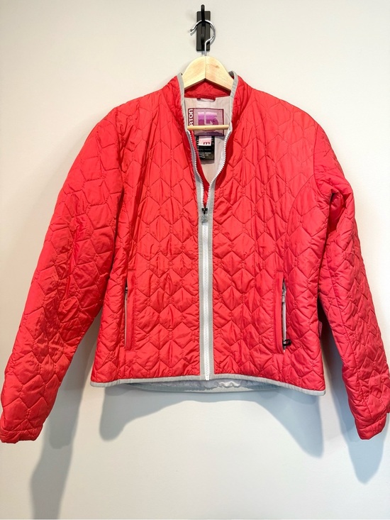 Burton Jackets & Blazers - Burton Red Orange Quilted Zip Women’s Winter Jacket with Zipper Pockets